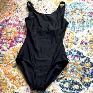 Black, tank leotard